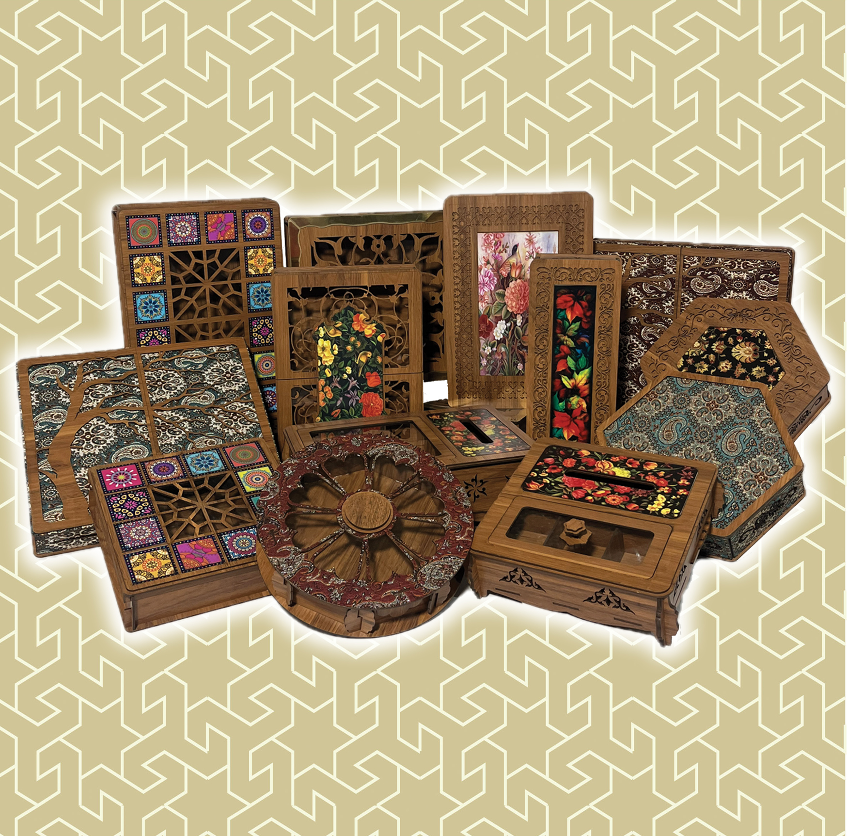 جعبه چوبی - صنایع چوبی